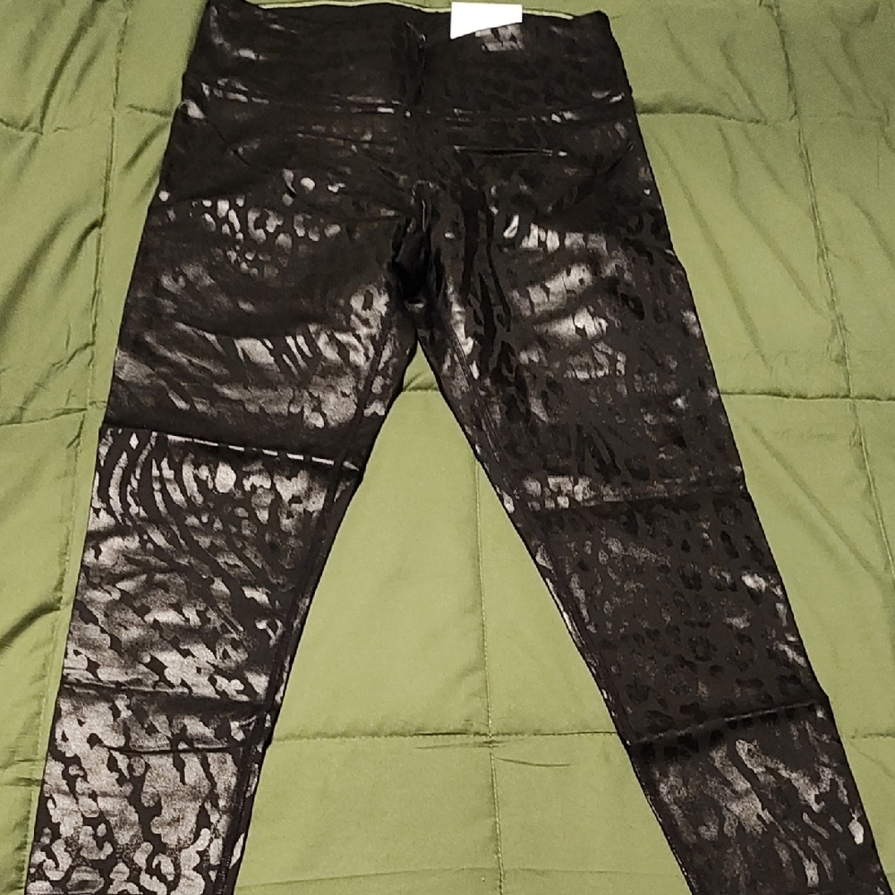 Black Patterned Women's Jeans